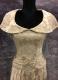 1940s Golden HOLGER BLOM brocade gown/36