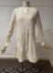 1960’s-style Cream silk daisy dress/36