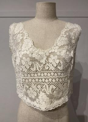 1910’s White lace top/38