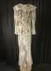 1930’s-style White lace gown with ruffle collar/40
