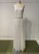 White beaded tulle gown/36-38