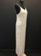 1980’s Cream pearl-drop beaded gown/36