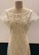 1930’s-style Cream bias-cut lace gown/36