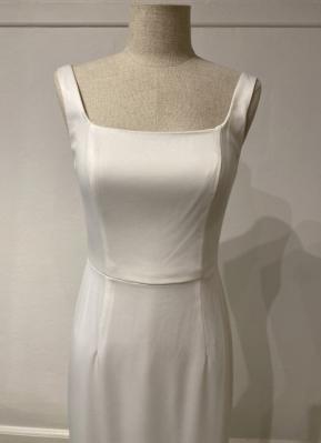 White minimalistic gown/34