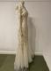 1980’s Cream lace chiffon mermaid gown/34-36