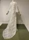 1930s-style White lace gown with train/42-44