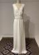 White chiffon gown with huge bow/38-40