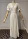 White cotton broderie anglaise gown/38