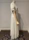 White cotton broderie anglaise gown/38