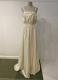 1980’s Ivory silk gown/38-40