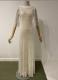 White cobweb gown with daisies/36-38