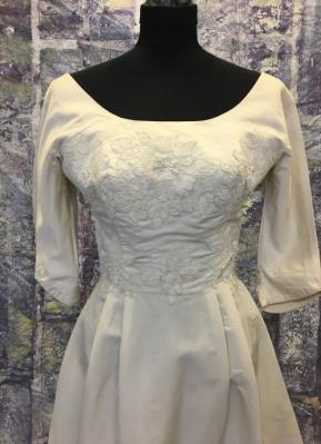 1960’s Ivory NEW YORK couture gown with train/34