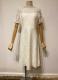 White lace dress with ¾ sleeves/36-38