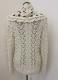 1910’s-style Ivory handmade sweater/38