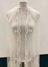 1970’s Ivory lace cape.