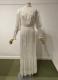1910’s White embroidered cotton gown/36-38
