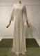 1930s-style White square lace gown/38