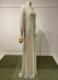 1930s-style White square lace gown/38