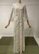 1930s-style White floral lace gown/40