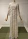 1930s-style White floral lace gown/38-40