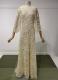 1930’s-style Golden lace gown with train/38