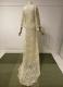1930’s-style Golden lace gown with train/38