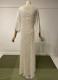 1930’s Ivory square lace gown/38