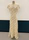 1930’s-style Ecru star-lace gown/40