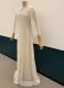 1930’s-style White waves-lace gown/40
