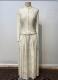 1940’s Ivory silk gown/36