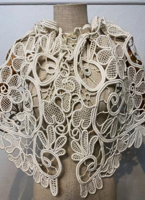 1910’s Ivory lace cape.