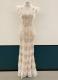 Ivory nude crochet lace dress/36