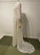 1930s-style White delicate lace gown with train/38-40