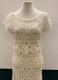 1930’s-style Cream knitted lace gown/40-42