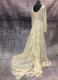1970’s Cream lace ruffle gown/36