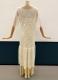 1920’s-style Ivory square lace dress/38-40