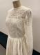 1960’s White lace dress with long sleeves/32